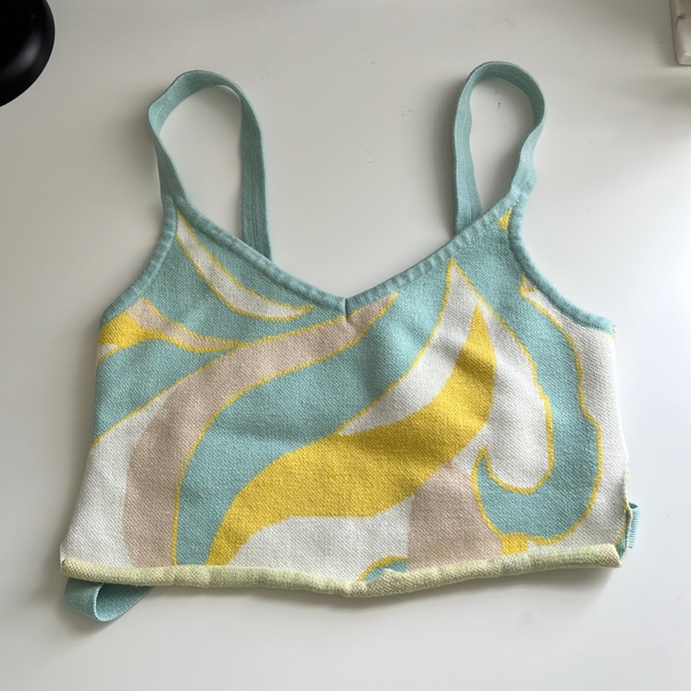 Forver 21 tie up crop top tank